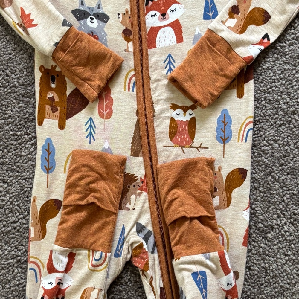 Little Sleepies Woodland Friends Zippy 6-12 - Picture 4 of 6